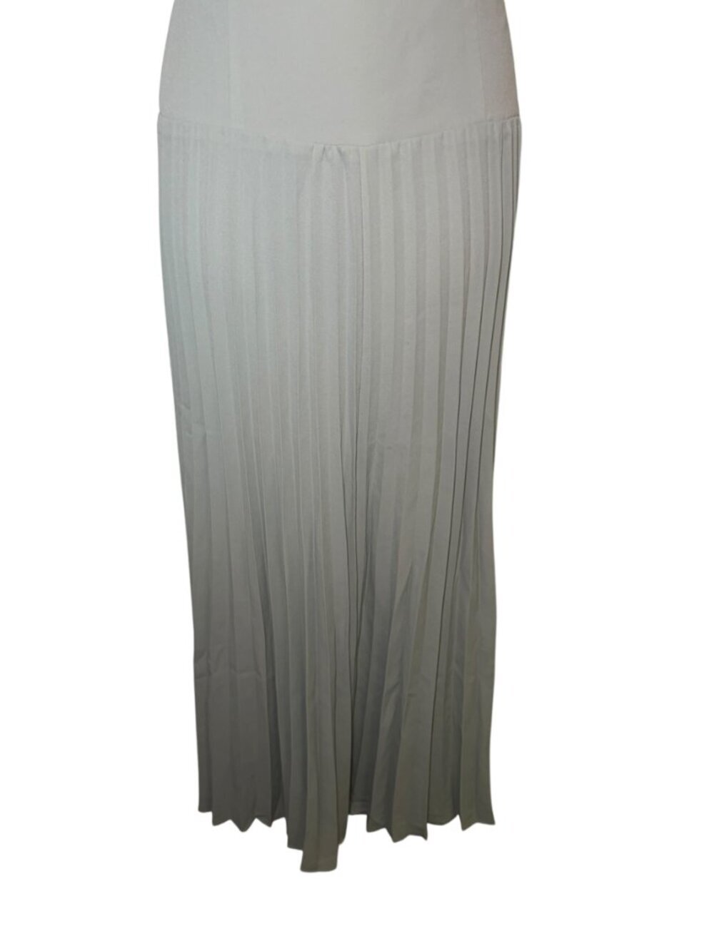 Kourt Zephyra Sage Green Pleated Maxi Dress NWT Size 0 - Picture 4 of 7